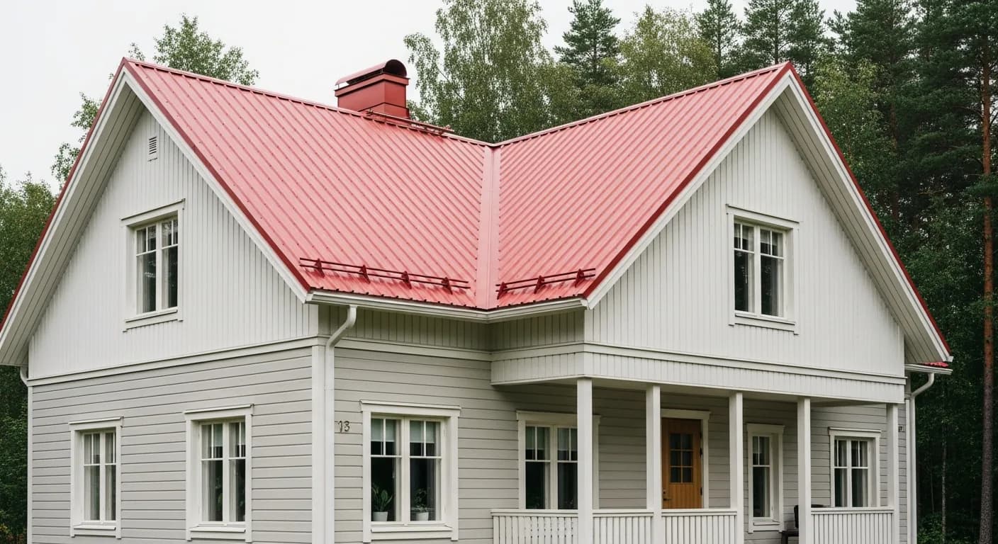 Harjakatto: Suomen yleisin kattomuoto, rakenne ja hinta 2026